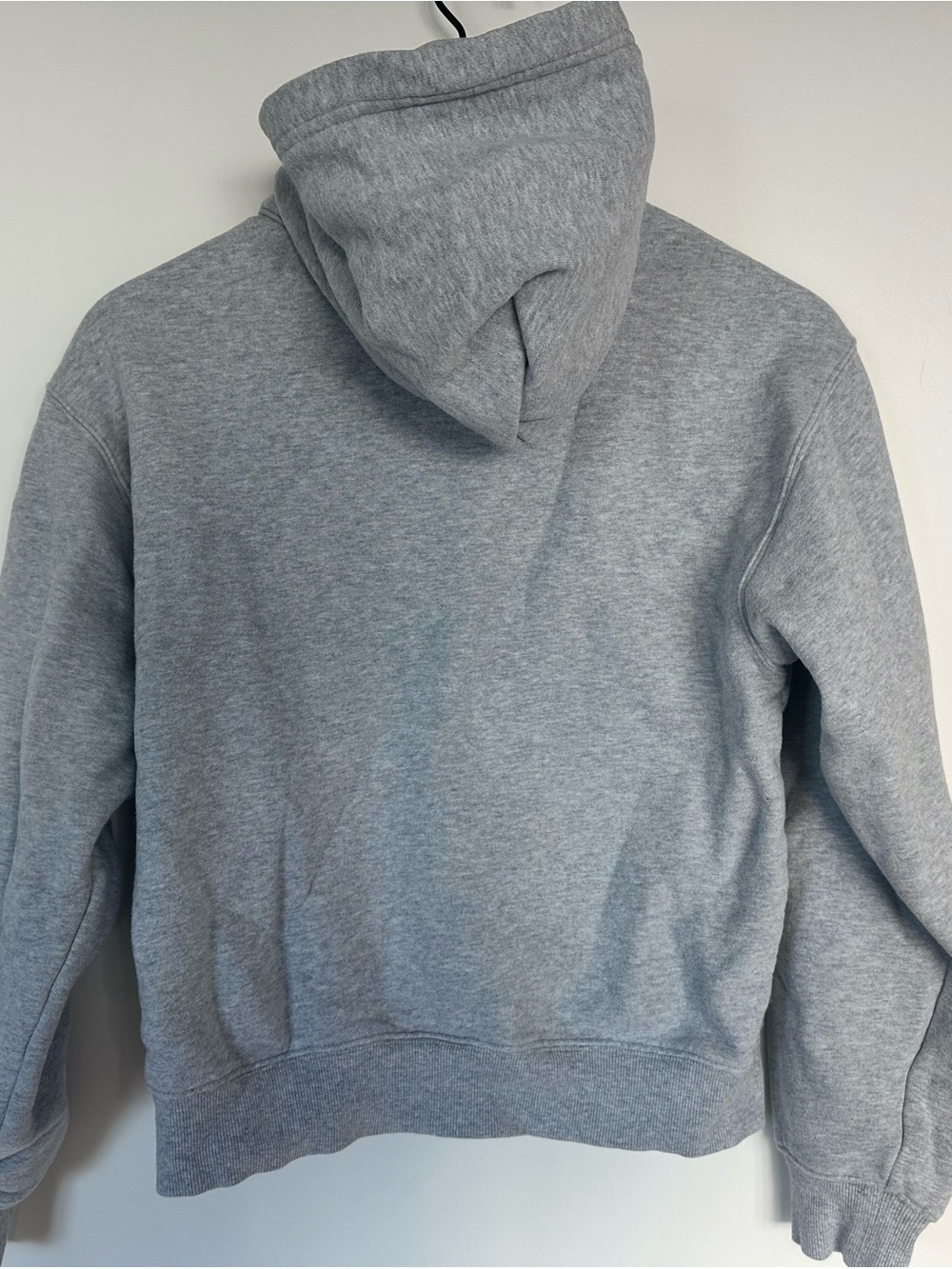 Used Aritzia Heather Gray Zip-Up Hoodie Sweater - Picture 2 of 3